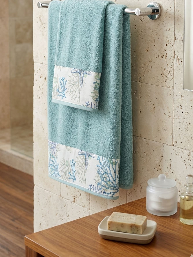 Set bagno corallo
