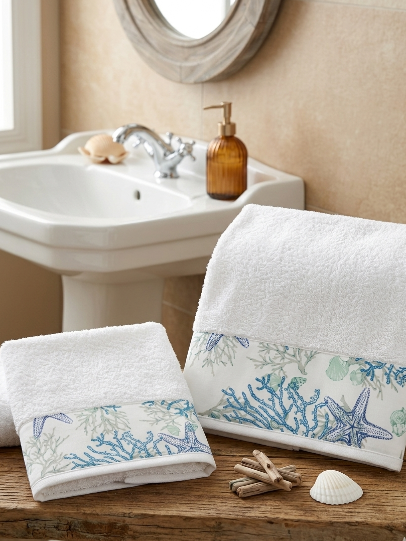 Set bagno corallo