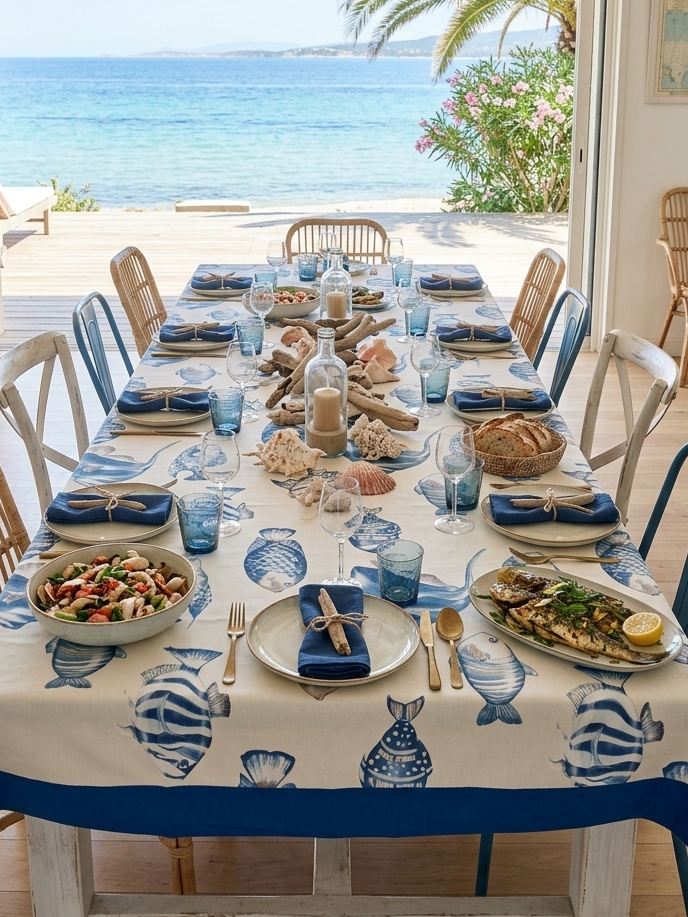 Tovaglia Pesce Azzurro