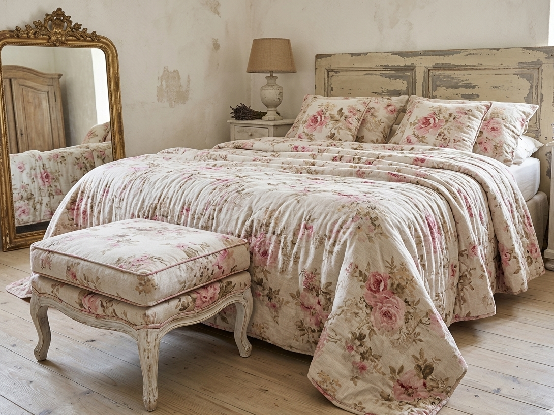 Tessuto Rose & Shabby