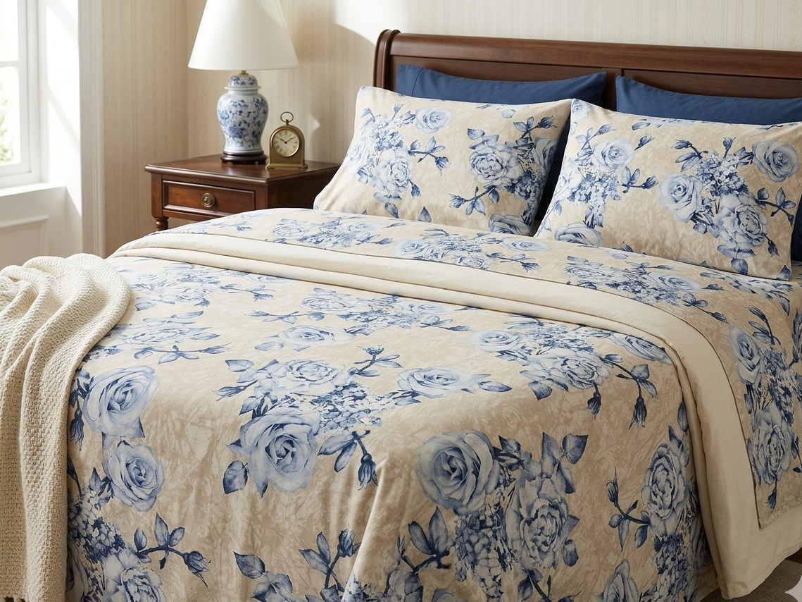 Completo letto rose