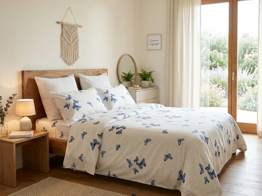 Completo letto farfalline