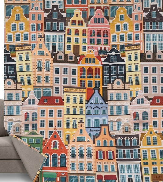 Telo multiuso case multicolori