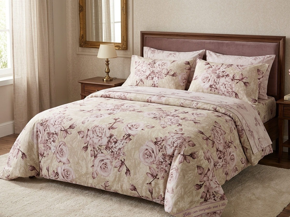 Completo letto rose